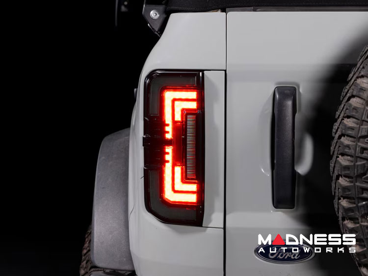 Ford Bronco Tail Lights - Low Profile - Morimoto - XB LED - Smoked